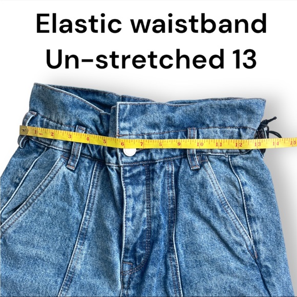 NWT Blank NYC Vintage Inspired Relaxed Paperbag Waist Jean In Size 24 - Picture 11 of 15